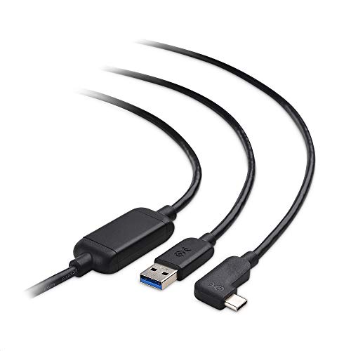Cable Matters - Cable Activo USB-C para Gafas RV Oculus Quest 2 (Cable Activo de USB-A a USB-C) en Negro, 5 m