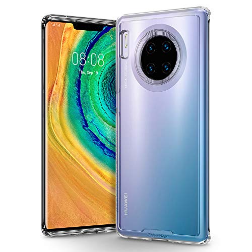 Caseology Waterfall, Funda Huawei Mate 30 Pro Transparente, Antigolpes, Carcasa Diseñada para Huawei Mate 30 Pro (Transparente - Crystal Clear)