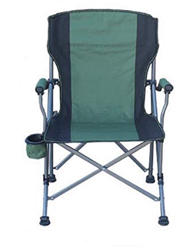 Césped acampa Plegable Silla de salón Construido Asiento for Trabajo Pesado Campo al Aire Libre con Soporte Lumbar y Llevar portátil Bolsa (Soportar Peso 149kg) (Color: B) YCLIN (Color : A)