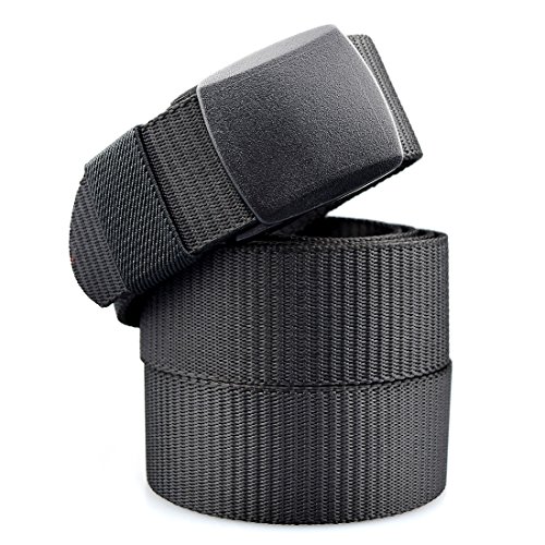 Cinturón Nylon Hombre Militar Táctico Policia Negro Unisex Cinturónes Ocasional Todo-Fósforo Correa Hombres Cinturón Lona Tela 130cm Largo