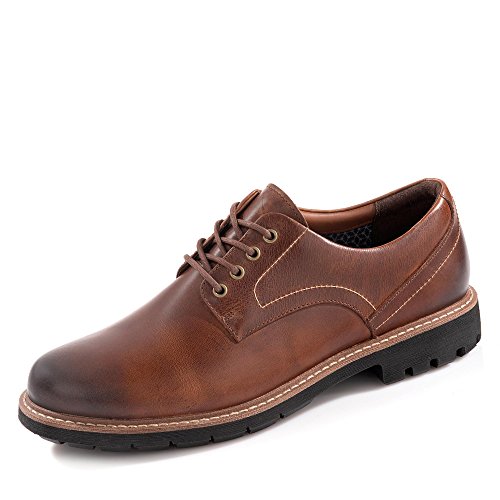 Clarks Batcombe Hall Derby - Zapatos de Cordones para Hombre, Marrón (Dark Tan Lea), 43 EU