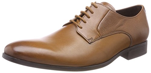 Clarks Gilmore Lace, Zapatos de Cordones Derby para Hombre, Marrón (Tan Leather), 41 EU