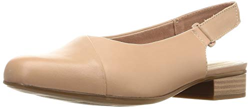 Clarks Juliet Monte, Sandalias de Talón Abierto Mujer, Praline de Piel de Color Rosa, 41 EU