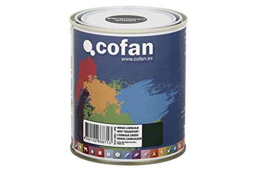 Cofan 15002102 Esmalte sintético, Verde carruaje, 750 ml