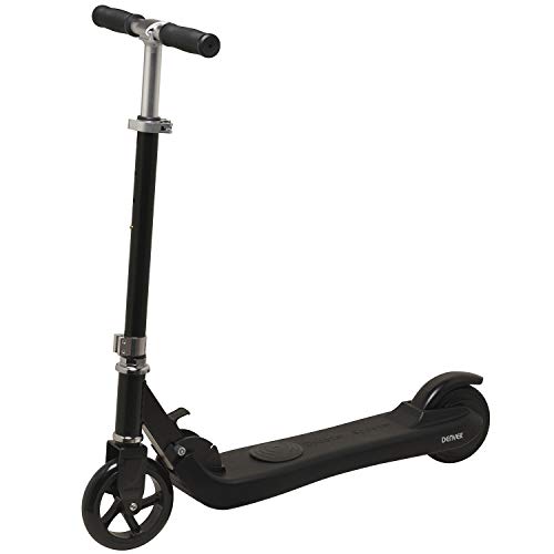 Denver SCK-5300 black Kickscooter para Niños con Motor Eléctrico, 100 W, Negro