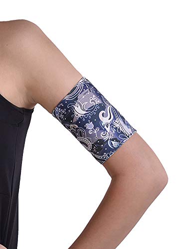 Dia-Band - Brazalete protector para el sensor de glucosa Freestyle Libre, Medtronic, Dexcom o Omnipod - Banda para diabéticos reutilizable (XL (31-35 cm))