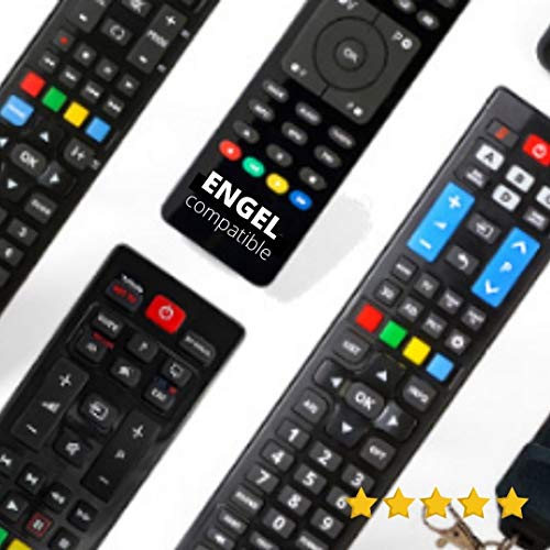Engel - Mando A Distancia TELEVISIÓN Engel - Mando TELEVISOR Engel Mando A Distancia para Engel TV - Compatible Todas Las Funciones Engel
