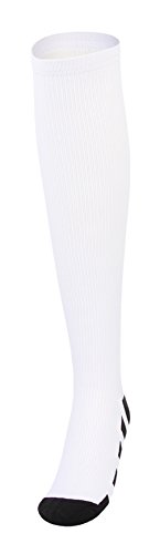 EOZY Calcetines Hasta La Rodilla Medias Largas Deportes para Hombres Mujeres Blanco Longitud de pie 18-29cm