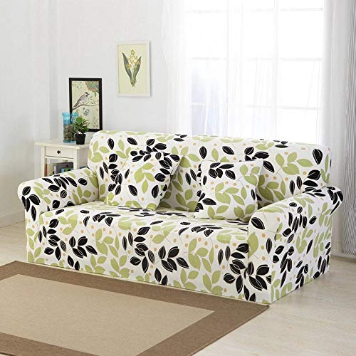 Fsogasilttlv Sofa Cover Anti-Wrinkle Removable 2 Seater and 4 Seater,Sofa Cover Stretch Printed Elastic Couch Cover, Corner Sectional Slipcover Chair For The Bedroom E 145-185cm and 235-300cm(2pcs)