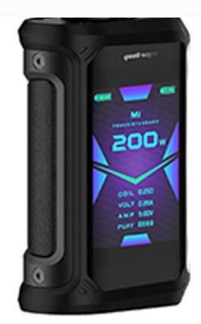 Geekvape Aegis X 200W TC Box Mod con tecnología Dual 18650 Cells con AS 2.0 Chipset IP67 Diseño impermeable para Geekvape Aegis X 200W TC Vape Kit