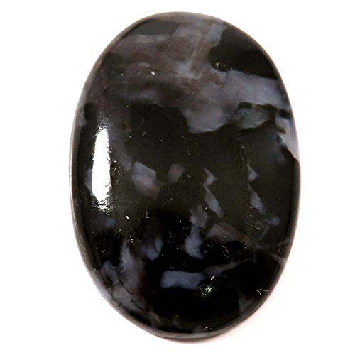 Gems&JewelsHub Gabbro Jasper Oval Cabujón Nartural Piedra suelta 52.8cts NQ96