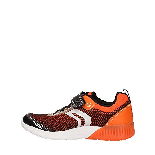 Geox J SVETH Boy B, Zapatillas Niños, Naranja, 27 EU