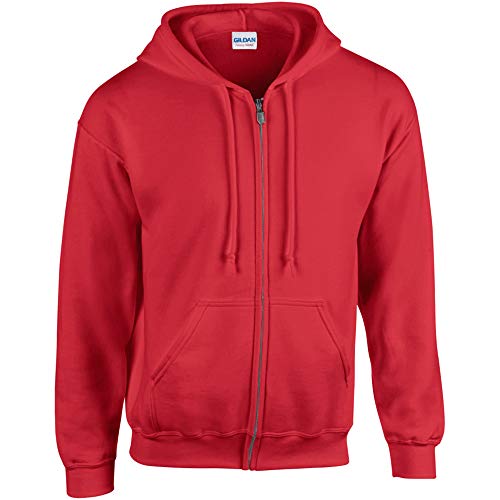 Gildan Heavy Blend Chaqueta con capucha rojo M