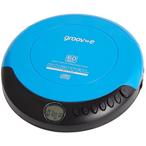 Groov-e GVPS110BE Retro Series Personal CD Player - Blue [Importación inglesa]