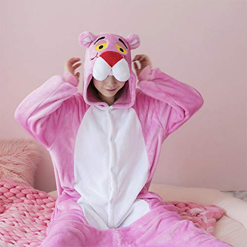 Handaxian Pijamas Damas Adulto Animal Onesies Amantes de los Hombres Pijamas de Invierno Pijamas Pijamas de Franela Conjunto Nuevo M