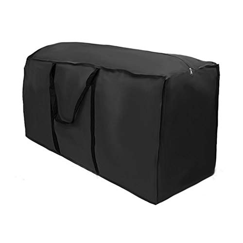 Harupink - Bolsa de almacenamiento para cojines de jardín, impermeable, con asa (122 x 39 x 55 cm)