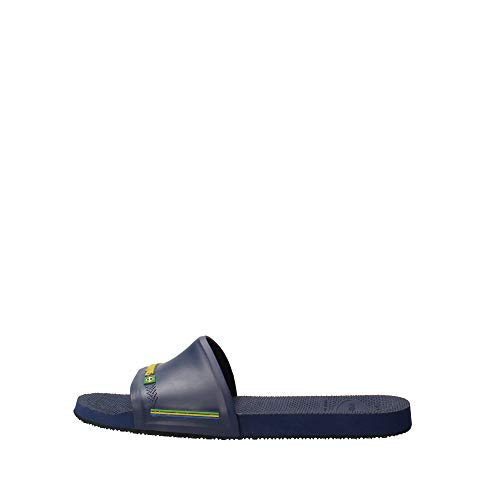 Havaianas Slide Brasil, Sandalias con Punta Abierta Unisex Adulto, Azul (Navy Blue), 41/42 EU