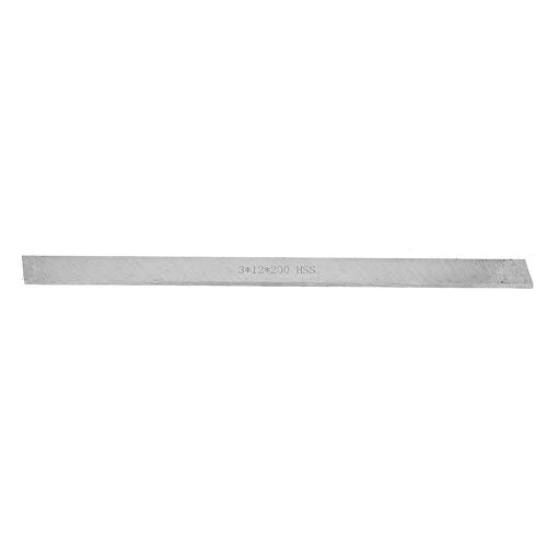 Herramienta de Torneado de Torno de Acero de Alta Velocidad Herramienta de Talla de Cuchillo de Talla de Barra de Barra de Acero Blanca Cuadrada 20MM(3 * 12 * 200mm)