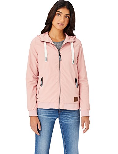 HIKARO Sudadera con Cremallera y Capucha Mujer, Rosa (Coral), 36 (Talla del fabricante: X-Small)