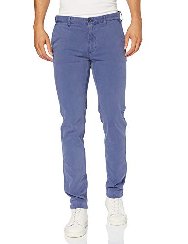 HKT by Hackett Hkt Chno Strch GMT Dye Vaqueros Straight, Shadow Blue 5qk, W34/L34 (Talla del Fabricante: W34/Long) para Hombre