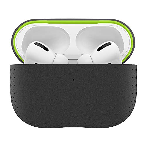 Incase Reform Sport Case Carcasa Compatible con Apple AirPods Pro – Negro/Amarillo [soporta Carga inalámbrica I Revestimiento Antimicrobiano I Correa Desmontable]