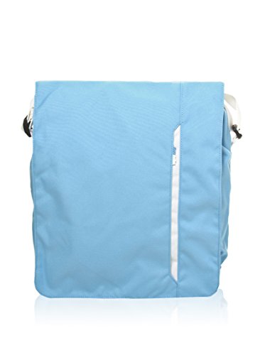 Invicta Medium Shoulder B-Color Bolso Bandolera, 30 cm, 9 Liters, Turquesa (Azzurro Bianco)