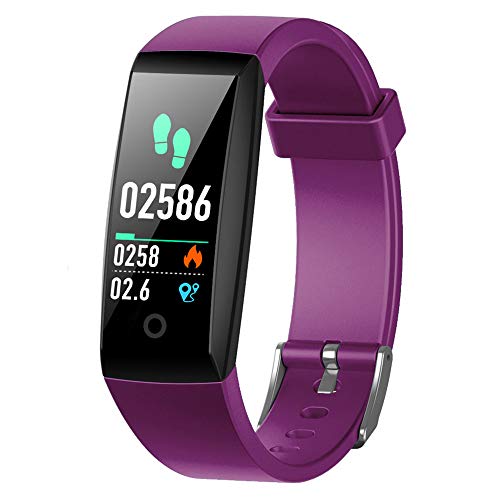 iPosible Pulsera Actividad, Pulsera Inteligente con Pulsómetro Impermeable IP67 Presión Arterial Reloj Inteligente con Cronómetro para Mujer Hombre Niño Pulsera Podómetro para Xiaomi Huawei