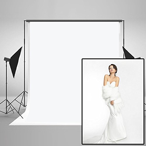 KateHome PHOTOSTUDIOS 2×3m Sin Arrugas Telones Blancos para fotografía de fotógrafos Fotografía Fondo Prop