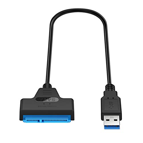 Kentop - Adaptador de USB 3.0 a disco duro SATA o SSD de 2,5 pulgadas, cable adaptador USB a SATA