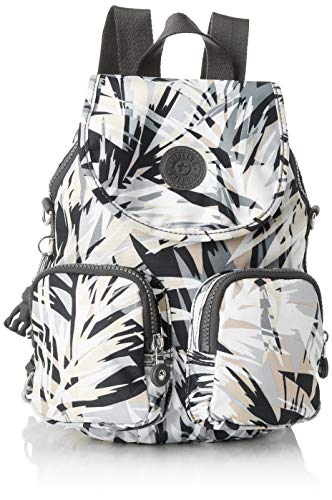 Kipling Firefly Up, Mochilas para Mujer, Multicolor (Urban Palm), 22x31x14 cm