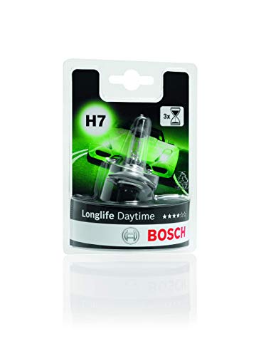 Lámpara Bosch para faros: Longlife Daytime H7 12V 55W PX26d (Lámpara x1)