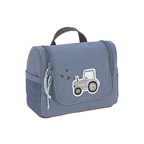 LÄSSIG Children's toilet bag Hanging bag wash bag, 20 cm/Mini Washbag Adventure Tractor