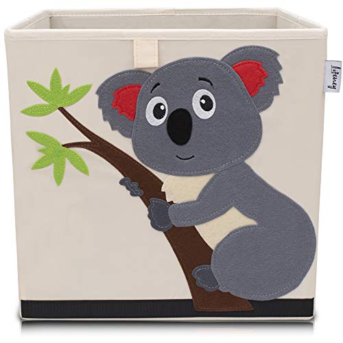 LIFENEY baul Juguetes I una práctica Caja de Almacenamiento para Cada Cuarto de niños I baul Juguetes Infantil I Caja Juguetes (Koala Beige)