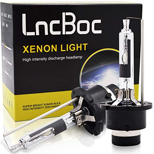 LncBoc D2R HID 35W Xenon Blanco Repuesto Faro Bombillas 6000K 2 unidades