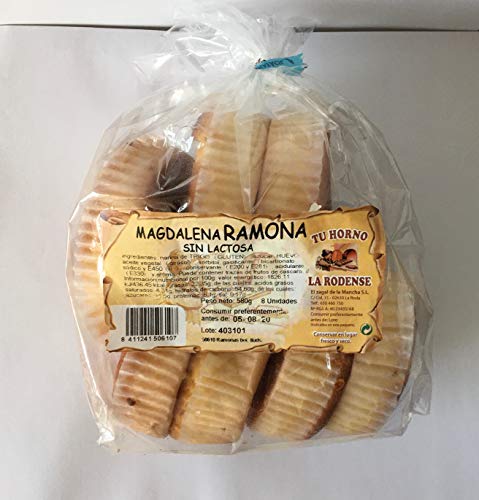 Magdalenas Ramona sin lactosa 8 unidades 580 g