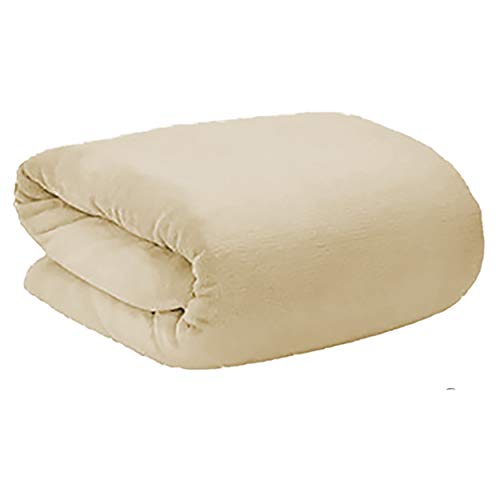 Manta Polar para sofá, Super Soft. Modelo Tíbet 190 X 130 cm. de Colores - Hogar y más - Beige