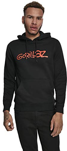 MERCHCODE Gorillaz - Sudadera con Capucha para Hombre, Hombre, Sudadera con Capucha, MC251, Negro, Large