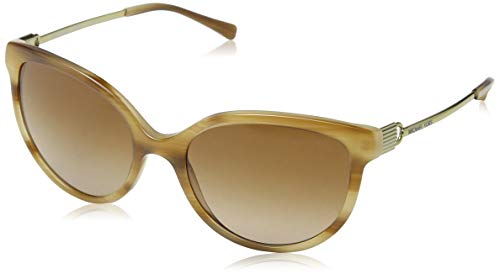 Michael Kors Abi Gafas de sol, Blonde Horn 329113, 55 Unisex-Adulto