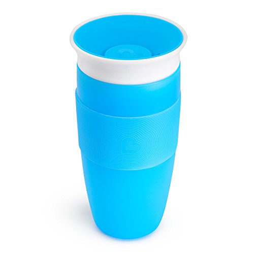 Munchkin Miracle 360° Vaso de Entrenamiento, Azul (Blue), 414 ml