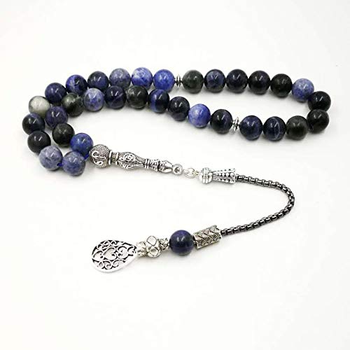 Natural Saudaleight Tasbih Rosario Con Accesorios Especiales De Metal 33 Cuentas Musulmanes Misbaha Islam Del Hombre Rosario Ramadan Longitud Total 38Cm