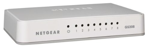 Netgear GS208-100PES - Switch 8 Puertos Gigabit 10/100/1000