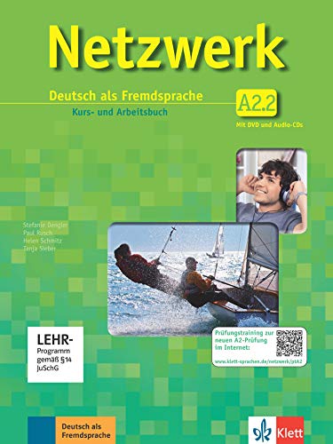 Netzwerk a2, libro del alumno y libro de ejercicios, parte 2 + 2 cd + dvd: Kurs- und Arbeitsbuch A2 - Teil 2 mit 2 Audio CDs und: Vol. 2