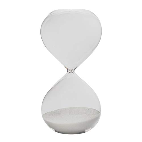 Nicola Spring Reloj de Arena para cocinar - Cristal - 15 x 7 cm - 15 Minutos