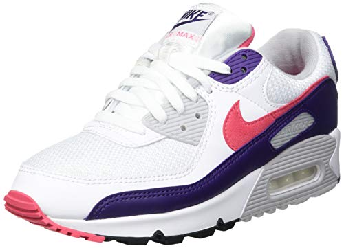 Nike Air MAX III, Zapatillas para Correr Hombre, White Eggplant Flare Zen Grey, 40.5 EU