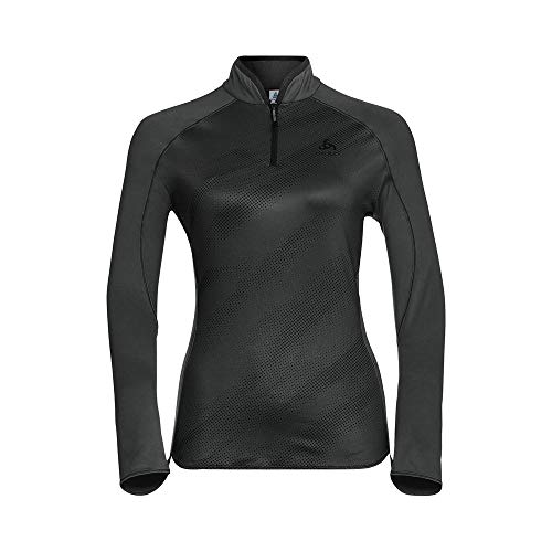 Odlo Pull prochute 1/2 Zip Mujer, Mujer, Color odlo Graphite Grey, tamaño Small