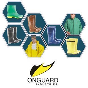 ONGUARD 79050 - Babero de PVC con parte frontal lisa, color amarillo, tamaño 2X