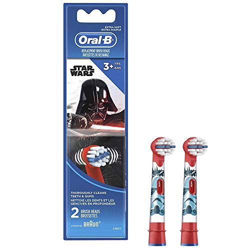 Oral-B Cabezales de repuesto extra suaves para niños con Star Wars, 2 unidades