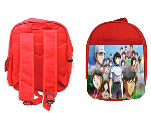 PACK MOCHILA ROJA Y ESTUCHE FUTBOL OLIVER Y BENJI SERIE school material