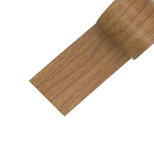 Parche de cinta de reparación Adhesivo con textura de madera, 1 roll de cinta de reparación de grano de madera de 15 pies para puerta, piso, mesa, silla, embellecimiento y decoración del hogar