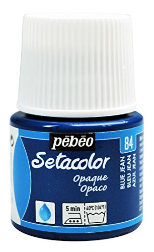 PEBEO Setacolor - Pintura para Tela (Opaca, 45 ml), Color Azul